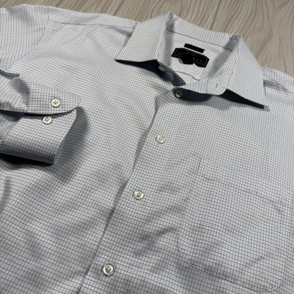 Joseph A Bank Reserve Button Up Shirt Men’s 17.5 33 No Wrinke Tailored Fit EUC